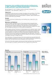 van der Weijden G.A. et al., Comparison of - Oral-B