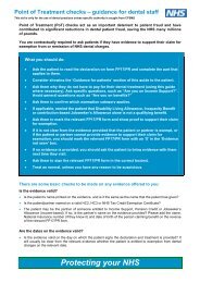 Point Of Dispensing Checks Nhs Business Services Authority Point Of Dispensing Checks Nhs Business Services Authority