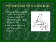 Miawpukek First Nation (Conne River)