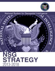 NSG Strategy - National Geospatial-Intelligence Agency