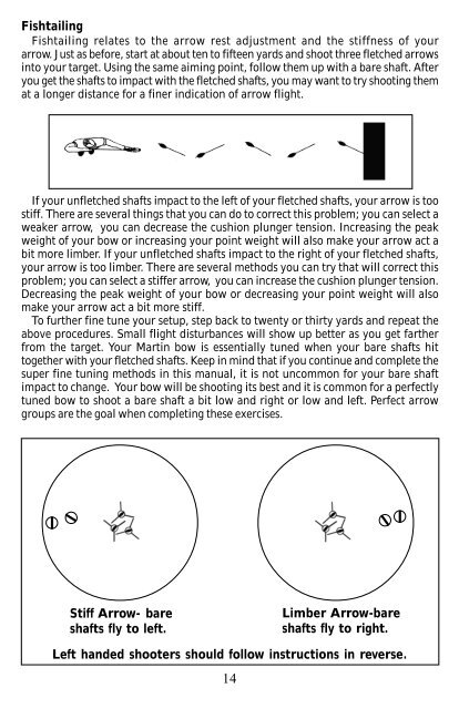 fine tuning your compound bow - Martin Archery