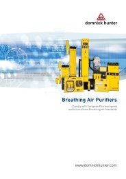 Domnick Hunter Breathing Air Purifiers