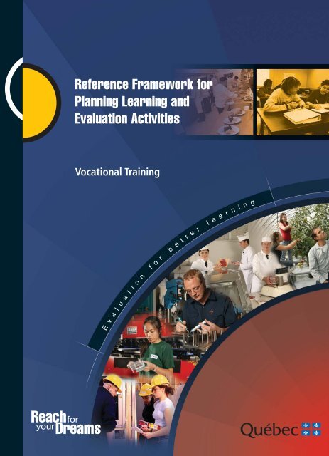 Reference Framework for Planning Learning and Evaluation Activities