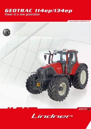 GEOTRAC 114ep/134ep - Lindner Traktoren