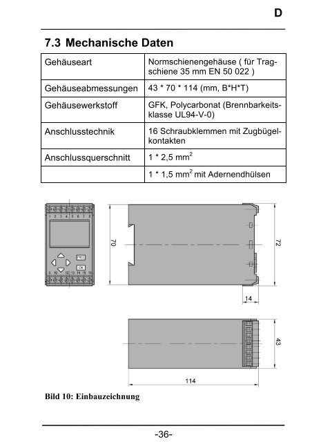 Betriebsanleitung - RHEINTACHO Messtechnik GmbH