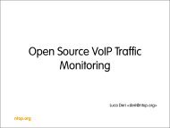 Open Source VoIP Traffic Monitoring - Luca Deri - Ntop