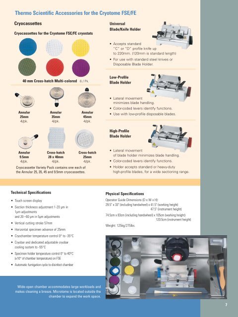 Thermo Scientific Cryostat Series - Lab Equipment, Industrial ...