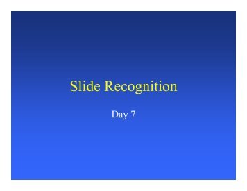 Slid R iti Slide Recognition