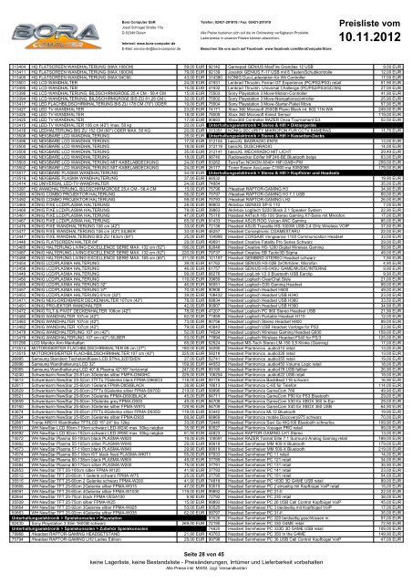 26.10.2012 - Bora Computer