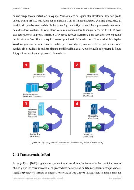 estudio comparativo de plataformas cloud computing para ...