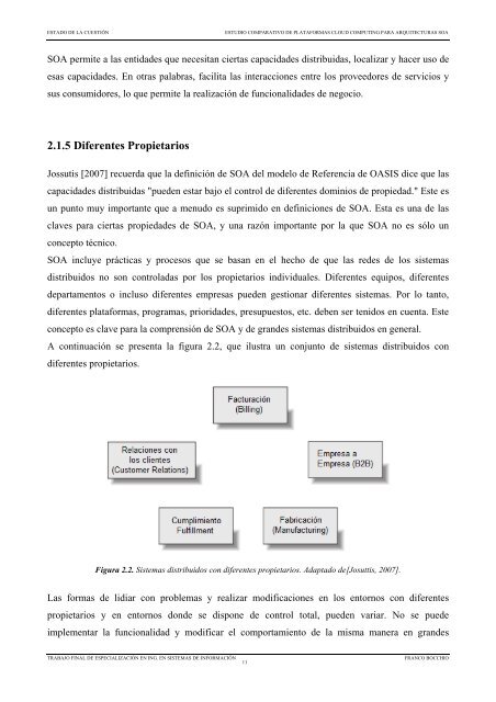 estudio comparativo de plataformas cloud computing para ...