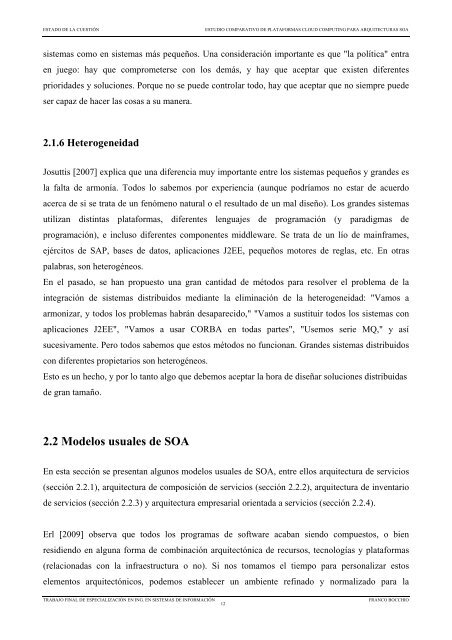 estudio comparativo de plataformas cloud computing para ...