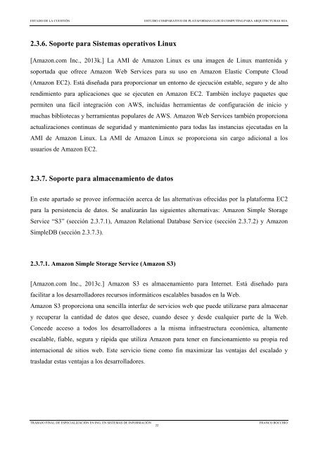 estudio comparativo de plataformas cloud computing para ...