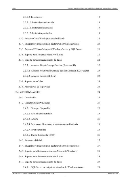 estudio comparativo de plataformas cloud computing para ...