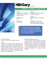 Download Case Study - HBGary