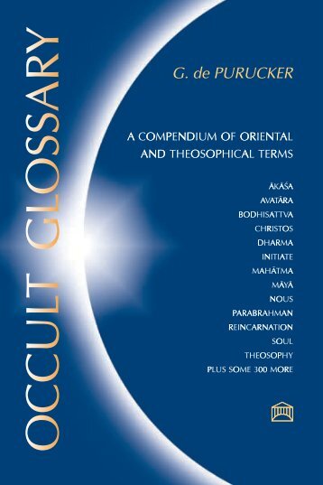 Occult Glossary - The Theosophical Society