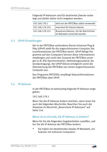 FRITZ!Box Fon WLAN 7570 vDSL