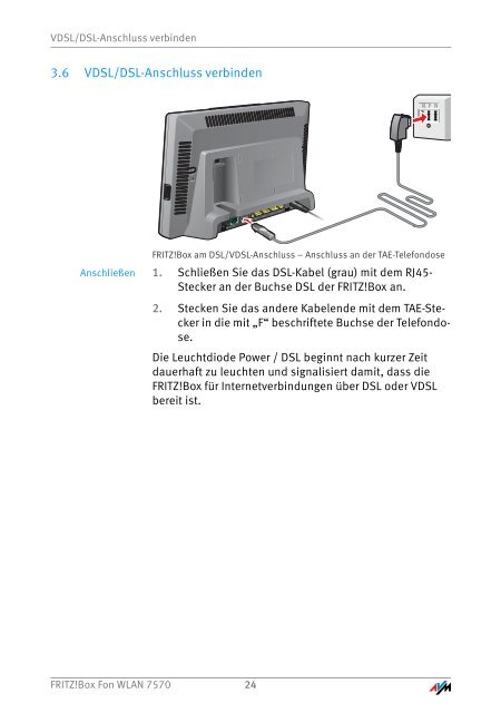 FRITZ!Box Fon WLAN 7570 vDSL