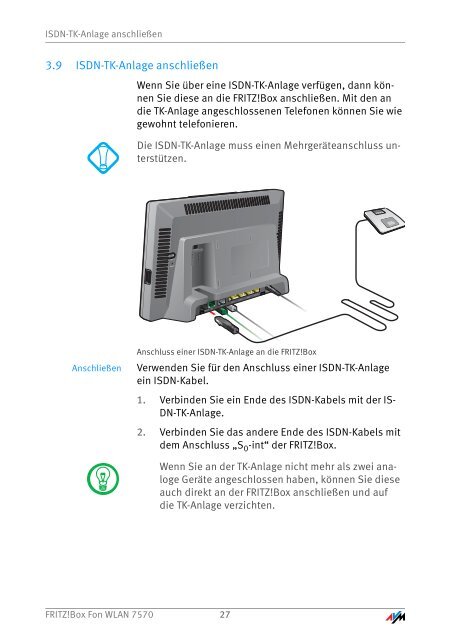 FRITZ!Box Fon WLAN 7570 vDSL