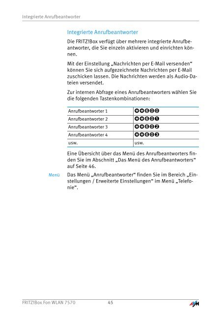 FRITZ!Box Fon WLAN 7570 vDSL