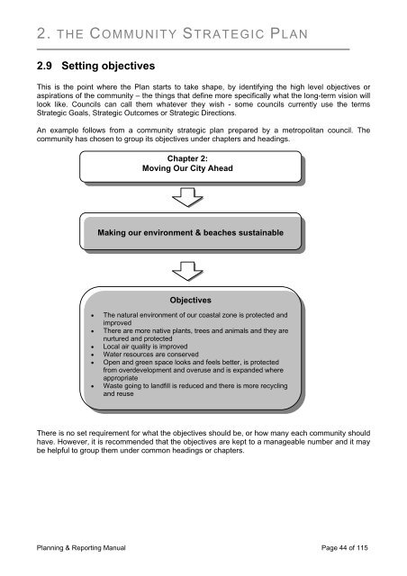 Integrated Planning and Reporting Manual - Division of Local ...