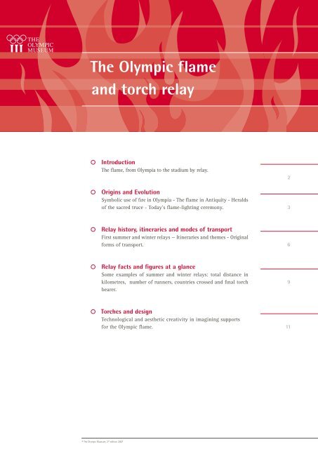 ++ The olympic torch facts