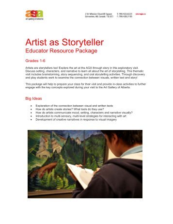 Artist as Storyteller - Art Gallery of Alberta