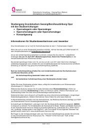 Bachelorstudiengang Dirigieren (B - Hochschule fÃ¼r Musik, Theater ...
