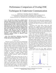 Performance Comparison of Overlap FDE Techniques In ... - Ibcast