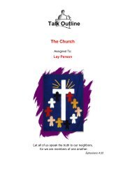 Talk Outline The Church - HiWAAY Information Services