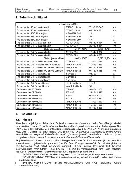 IS0370 Oiu - Kalmetu I etapp_seletuskiri ja lisad.pdf - Eesti Energia