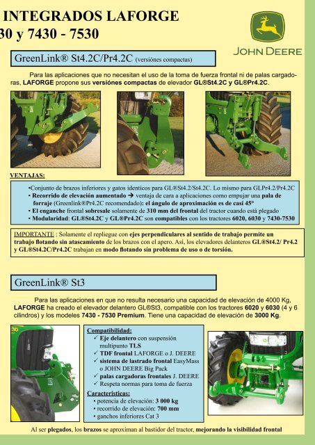 john deere 6030 & 7430 - 7530 - Laforge