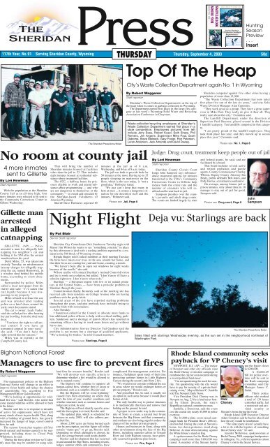Night Flight - The Sheridan Press