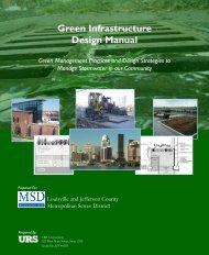 Green Infrastructure Manual Chapter 18 - 9/14/2011 - MSD