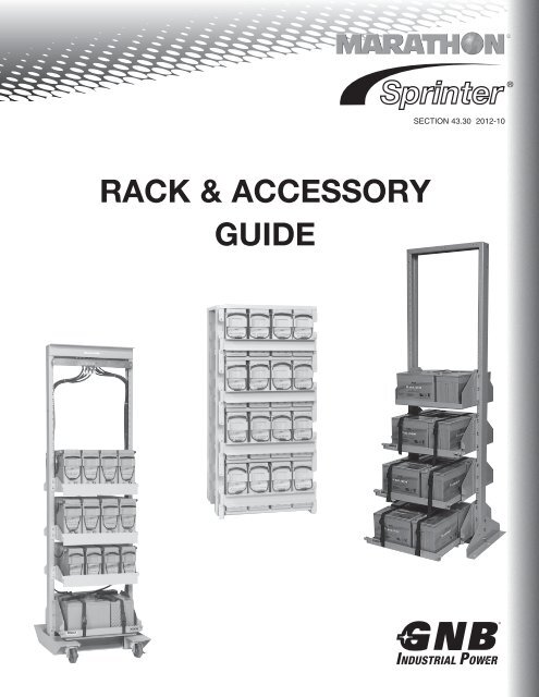 RACK & ACCESSORY GUIDE - Exide Technologies