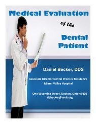 Daniel Becker, DDS - Cincinnati Dental Society