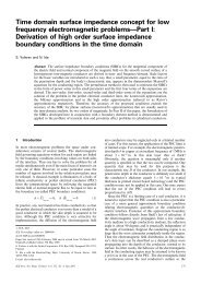 Time domain surface impedance concept for low frequency ...
