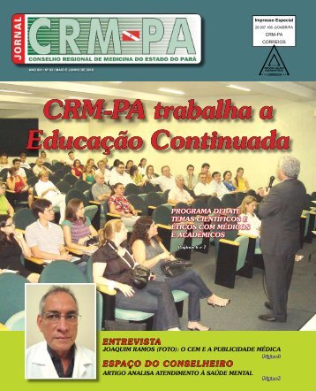 CRM-PA trabalha a EducaÃ§Ã£o Continuada - Conselho Regional de ...