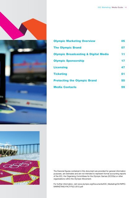 IOC Marketing: Media Guide - International Olympic Committee