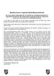 Bambini-/neue F-Jugend-FuÃball-Mannschaft-Info - Hertha Walheim ...