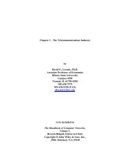 The Telecommunications Industry by David G. Loomis, Ph.D ...