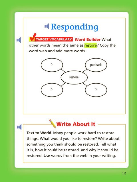 Lesson 8:Mangrove Swamp