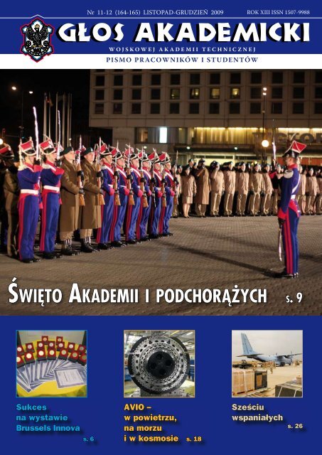 Ã…Â›wiÃ„Â™to akademii i podchorÃ„Â…Ã…Â¼ych - Wojskowa Akademia Techniczna