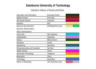 View the Discipline Colours of Hoods and Stoles - Swinburne ...