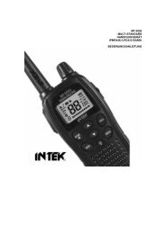 INTEK MT-5050 Bedienungsanleitung - Scannernet.nl