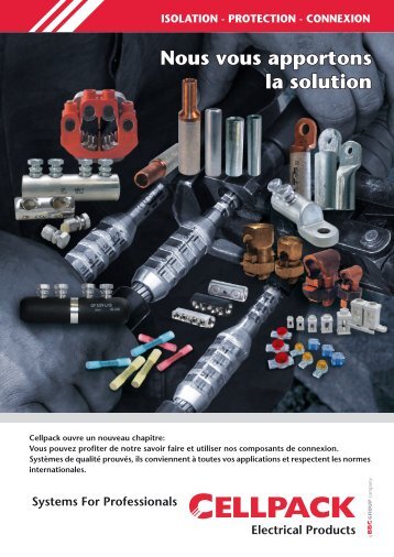 Isolation - Protection - Connexion - Cellpack Electrical Products