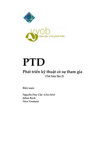 PTD Phát triển kỹ thuật có sự tham gia - VVOB