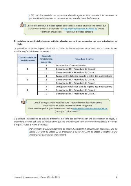 LE PERMIS D'ENVIRONNEMENT - CLASSE 3