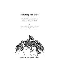 Scouting For Boys - The Dump - ScoutsCan.com