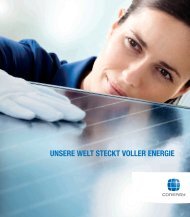 UNSERE WELT STECKT VOLLER ENERGIE - Conergy AG